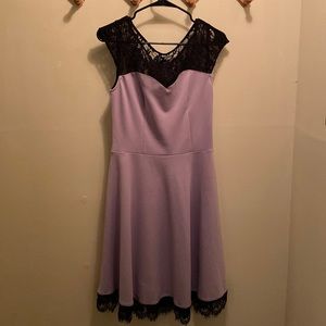 Purple Lace Dress